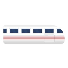 Fototapeta premium Subway train icon. Flat illustration of subway train vector icon for web design