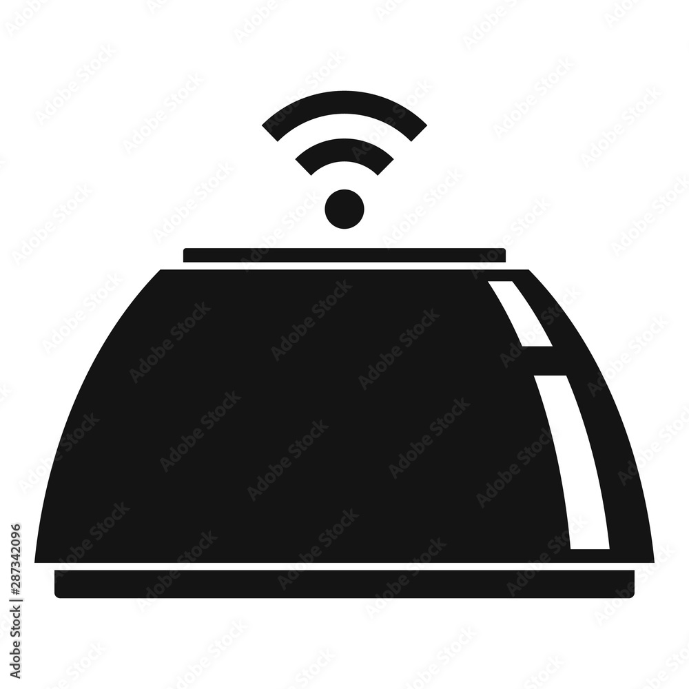 Poster smart speaker icon. simple illustration of smart speaker vector icon for web design isolated on whit