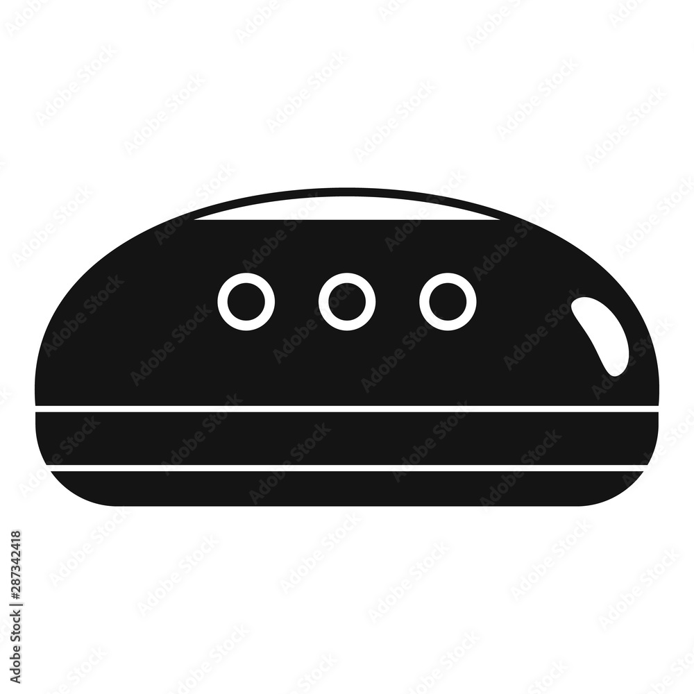 Poster wireless smart speaker icon. simple illustration of wireless smart speaker vector icon for web desig