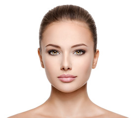 portrait of the woman with beauty face