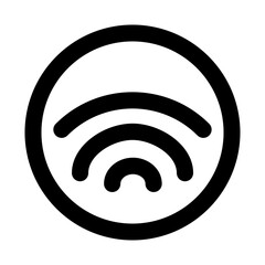 spotify icon vector outline