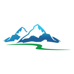 Fototapeta premium mountain logo template