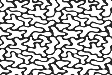 Monochrome vector seamless pattern.