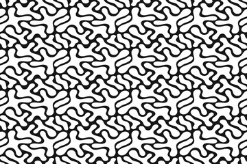 Monochrome vector seamless pattern.
