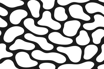 Monochrome vector seamless pattern.