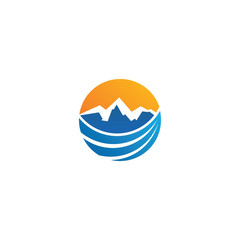 mountain logo template