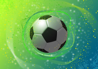 Fototapeta premium Football sport design abstract background.