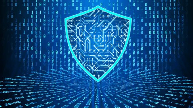 Cyber shield, protection against malware spyware app digital anti virus software