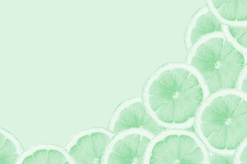 Neo-mint background. Colour of the year 2020.