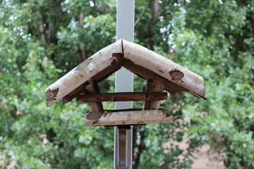 Birdhouse made out of wood 