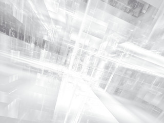 Perspective background - abstract digitally generated 3d illustration