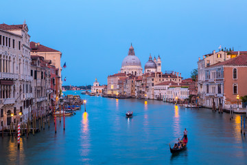 Obraz na płótnie Canvas View from Ponte dell'Accademia in Venice