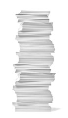 paper stack pile office paperwork busniess education