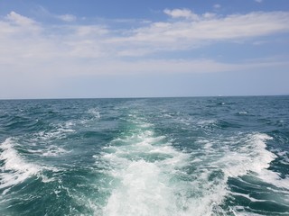 Sky and sea landscape