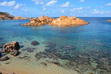 Plage Pregonda Minorque Baléares Espagne