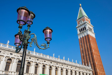 Fototapeta na wymiar St. Marks Campanile in Venice