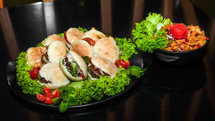 sushi on white plate