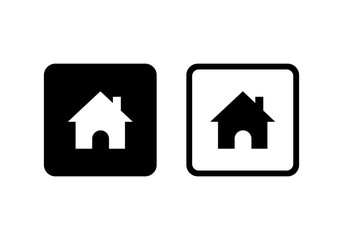 home icon Set vector. symbol for web site Computer and mobile.