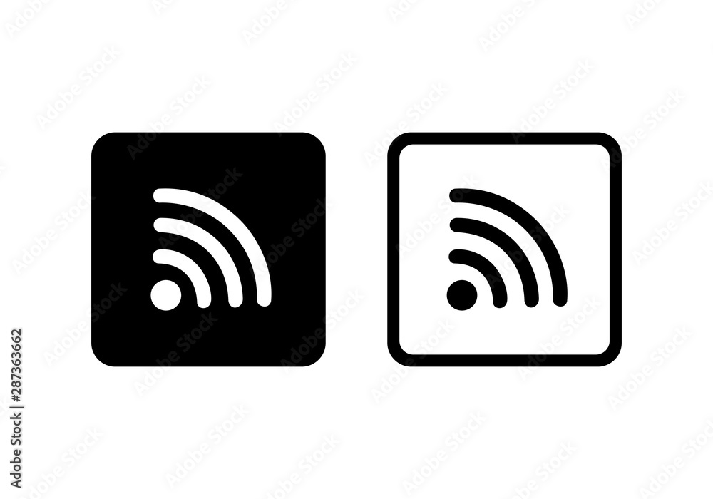 Poster wifi icon symbols vector. symbol for web site computer and mobile.