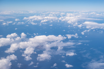 Fototapeta na wymiar Clouds above ocean