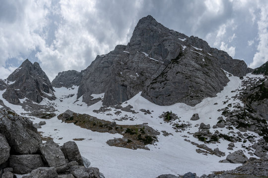 Klettern in den Alpen Blaueis Nationalpark Berchtesgarden