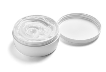  white cream container jar beauty moisturizer skin