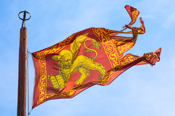 Flag of Venice in Italy