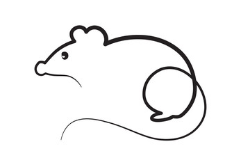 Happy Chinese New Year 2020 year of the rat,Chinese characters mean Happy New Year, wealthy. lunar new year 2020. Zodiac sign for greetings 