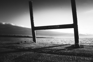 Sunset at a pier collection 19