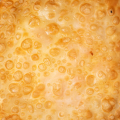 Uzbek eastern Tatar cuisine, cheburek with meat.