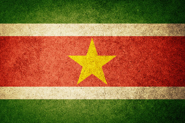 Grunge Flag of Suriname