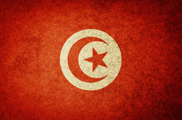 Grunge Flag of Tunisia - 287373074