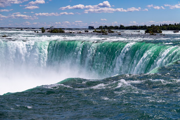 Niagara Falls Horseshoe Falls on a summer day
