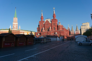 State Historical Museum on the red square No. 1 in Moscow