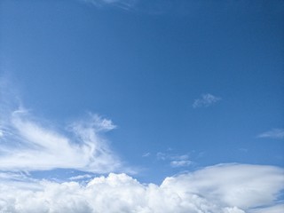 blue sky with clouds