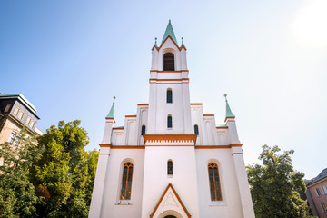 cottbus cityscape germany in the summer