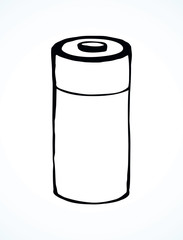 Battery. Vector drawing