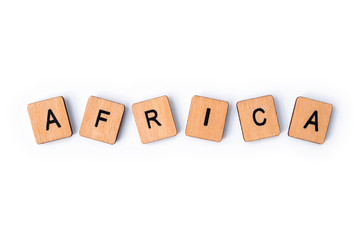 The word AFRICA