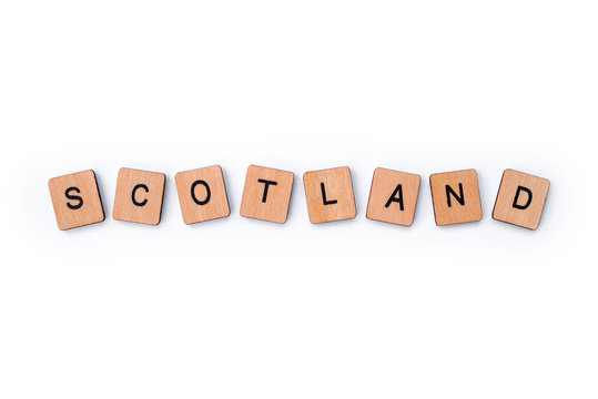 The word SCOTLAND