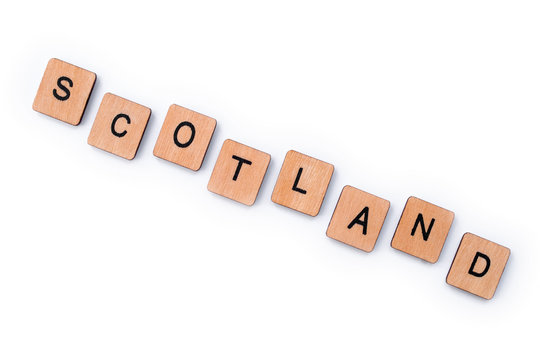 The word SCOTLAND
