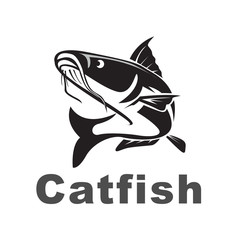 elegant Jump catfish logo design art inspiration