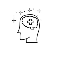 Brain, human icon. Element of gap icon