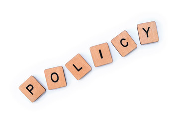 The word POLICY