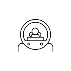 Mri, medicine icon. Element of medicine technology icon