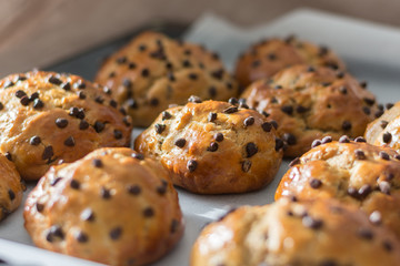 Brioches au chocolat