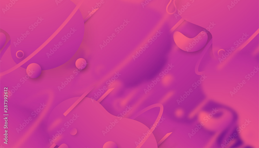 Canvas Prints modern abstract background in liquid and fluid style. trend design of the world. 3d illustration tem