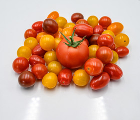 Tomate et tomates cerise