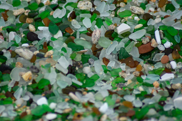 Playa de los cristales.