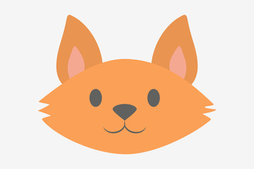 Obraz premium Cat head. Cute and funny animal. Kitten smile, adorable pet