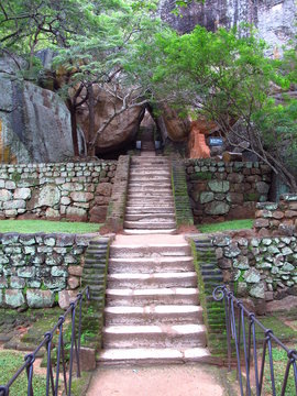 Ancient ruins, Sigiriya, Sri Lanka
